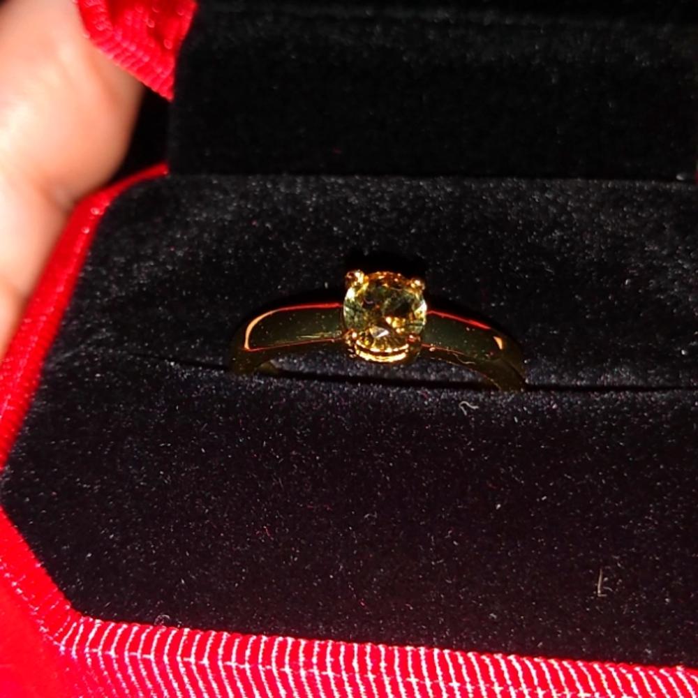 Princess 0.25ct Diamond Cut Lab Created Russian Alexandrite sz 7 Ring